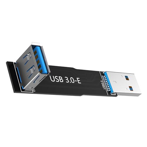 Efficiente USB3.0 E modulo di estensione maschio a femmina adattatore 90 ° migliora le interfacce del PC e la soluzione di connessione USB3.0-E USB Extender