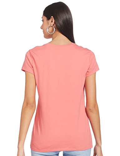 Image of Enamor Short Sleeve Crew Neck Regular Length Basic Crew T-Shirt - Slim Fit, Soft and Breathable Stretch Cotton - E147