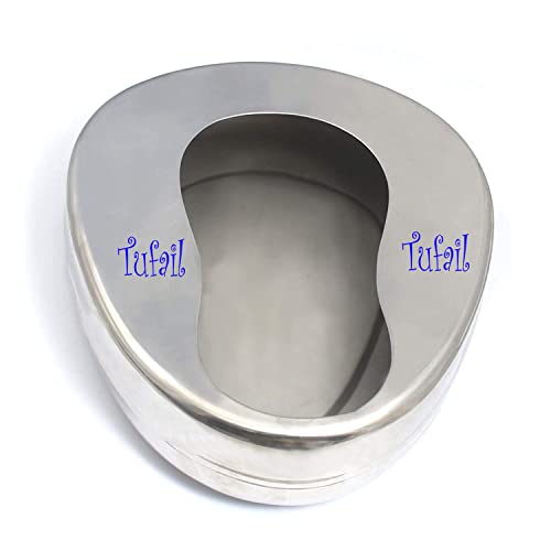 PRECISE CANADA PC Stainless Steel Bed Pans - Adult: 14' X 11 3/8' Quality Bed Pans Silver