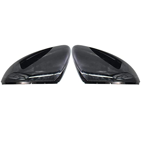 Rétroviseur capuchons Golf 7 Mk7 noir brillant pour remplacer vos coques