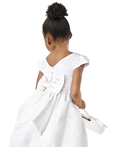 Gymboree,Girls,And Toddler Special Occasion Dress,5,White Satin #TOP1