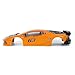 HSP RC Body Shell for HSP Redcat Exceed 1/10 Scale 4wd On Road Racing Drift RC Car with Stickers and Rear Wing Orange