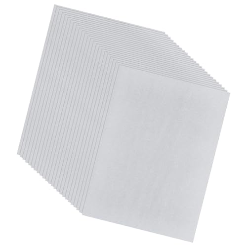 100 rollos de papel de enfriamiento resistentes para proyectos de costura creativos y papel base de retazos de 29 x 20 cm, apto para impresora