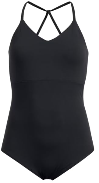 Under Armour Girls Motion Leotard, Black, Youth XL (18)
