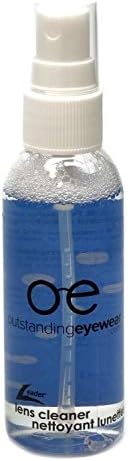Excelente limpiador de gafas de 2 oz Spray sin alcohol Pantallas Cámara Gafas de sol Limpieza de lentes Botella de spray sin rayas