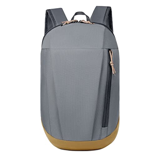 Mochila de agua para exteriores, mochila para laptop, mochila de viaje para hombre, gris, Talla única