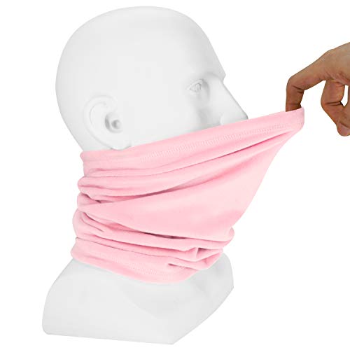 Image of Fleece Neck Warmer Windproof Winter Neck Gaiter for Men Women