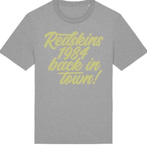 Tee shirt Redskins gris pour homme en coton premium