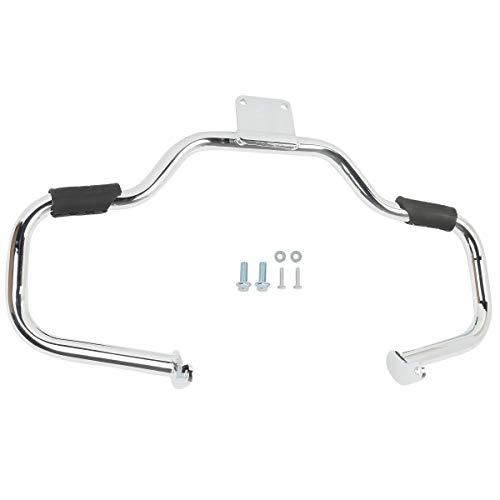 Xfmt Chrome Mustache Engine Guard Highway Crash Bar For Yamaha Vstar Dragstar 400 650 Classic 1997-2012 #TOP4