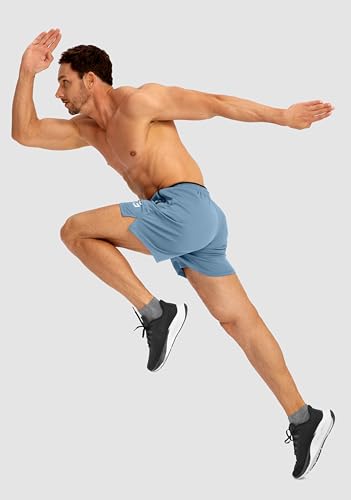 Image of G Gradual Men's Gym Workout Shorts Zipper Pockets 5 inch / 7 inch Quick Dry Breathable Runing Athletic Short for Men