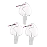 Anneome 3 piezas Botellas de Spray Vacías con Gancho Portátil Diseño Corazón para Maquillaje Viaje sin Fugas Color Aleatorio Color Aleatorio