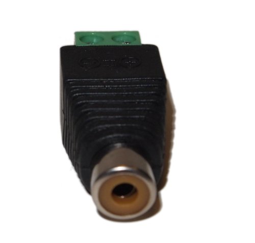 Evertech 10pcs UTP Cat5 Cat6 Cable to AV Phone RCA Female Plug to AV Audio/Video Screw Terminal Connector Adapter - Thumbnail 6