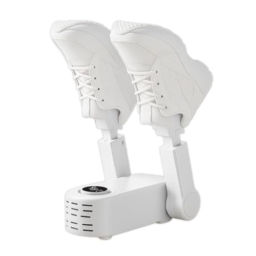 LED ATOMANT Secador de Zapatos con Temporizador, Difusor de Perfume, Eliminador de Olores para Botas de Fútbol, Guantes de Boxeo y Calzado Diario