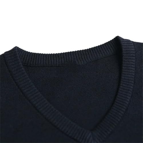 Dcvmvmn Mens Vest Sweaters Casual Wool Knitted Business Sleeveless Vest3