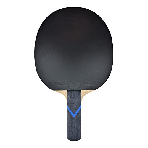 Image of Butterfly TB7 Pro-Line Table Tennis Racket Combo - Assembled with Rozena 2.1 Rubbers - Ilueight Ping Pong Paddle Case Included, Red and Black