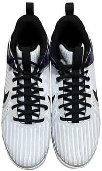 Nike Force Savage Pro 3 Mid Men's Football Cleats White Blue Black DA5453-105 Size 16