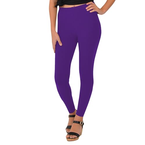 Image of STRETCH IS COMFORT Women's Ultra Buttery Smooth Cotton Leggings, Knee Length Leggings or Shorts | Small to 5X