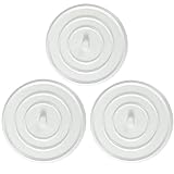 3 Pack Tub Stopper, 4.5-Inches Silicone Bathtub Drain Stopper Plug Sink Plug Universal Sink Stopper and Travel Plug for Kitchens, Bathrooms and Laundries