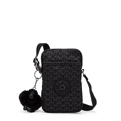 Kipling TALLY Borsa per telefono, borse per telefono, Signature Emb (Nero)