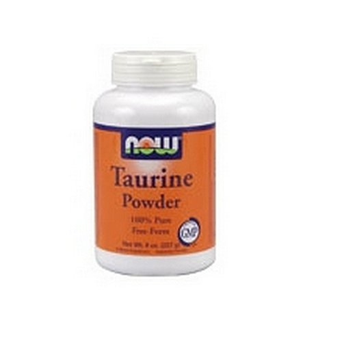 Now Foods Taurine Powder, 8 Ounces (Pack of 2)