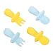 DECHOUS 2sets Baby Training Spoons Forks Toddler Spoon Fork Set for Infants Baby Tableware Set 2pcs*2