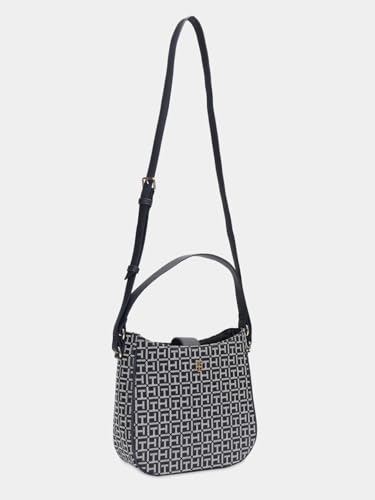 Image of Logo Black Polyester Sling Bag