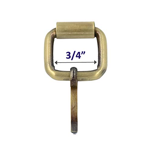 Dgol 3/4 Inch (20Mm) Heavy Strong Belt Leather Strap Webbing Shinning Roller Pin Buckles 3 Color Total 15Pcs #TOP4