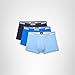 BOSS, 3-Pack Multi Color Bold Logo Trunks, cobalt/arctic/navy, L