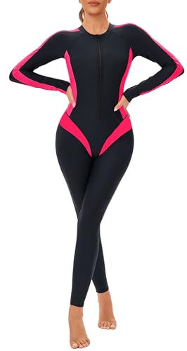 Traje de baño de una pieza con protección UPF 50+ y brasier integrado para máxima seguridad