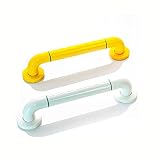 Barre D'appui Handicap Sécurité Dans Salle Bain, Barre D'appui-salle de Bains Balustrades en Inox Acier Revêtu de Nylon Blanc, Équilibre Personnes Âgées Enfants Handicapés Gravida Douche Handrail Assi