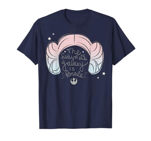 Star Wars Leia Buns The Future Of The Galaxy Is Female T-Shirt