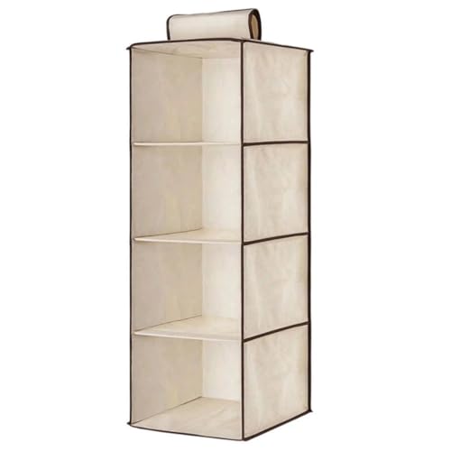 Organizador Vertical 5 Prateleiras Sapateira Cabideiro - Guarda Roupa Multiuso Dobrável para Closet Quarto