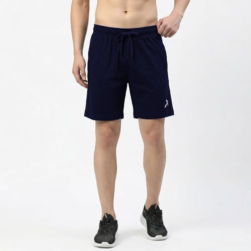 Image of Amul Comfy Men Ultra Soft Cotton-Rich Drawstring Lounge Shorts