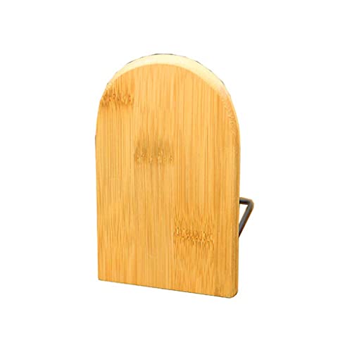 Sujetalibros decorativos, soporte for extremos de libros, organizador de escritorio de bambú natural, sujetalibros for el hogar y la Oficina, soporte for extremos de libros, estante for libros, Univer