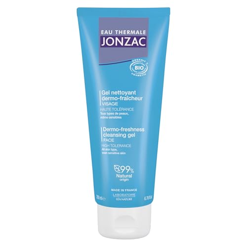 Eau Thermale Jonzac - Gel nettoyant dermo-fraîcheur - Rehydrate - Peaux déshydratées, même sensibles -...