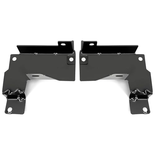 KUAFU 2Pcs Front Bumper Brackets Compatible with 2002-2006 Chevy Chevrolet Avalanche 1500/2500 & 2003-2007 Silverado 1500 2500 3500 HD Classic Replace for 15059654 15059655 GM1067167 GM1066167 by KUAFU - Used condition - Image 2
