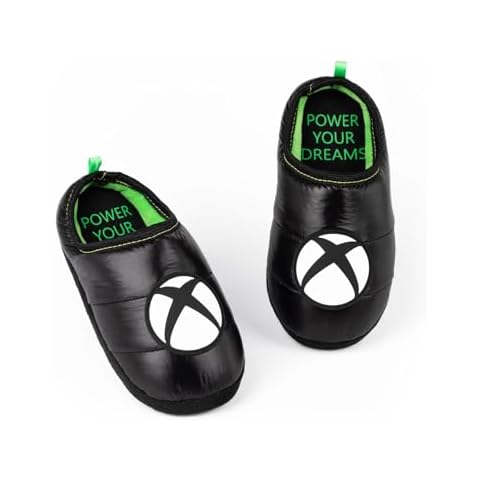 Xbox Logo Slippers for Kids and Teens Cover