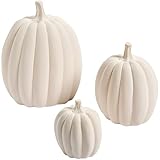Fun Express 4' - 8 1/2' DIY Craft Decorative Ceramic Pumpkin Set - 3 Pieces - Creative Fall and Halloween Decorations