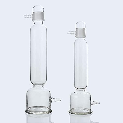 Botella de cristal de secado de torre, equipo de laboratorio químico, botella de amortiguación para laboratorio de química, capacidad de 250/500 ml