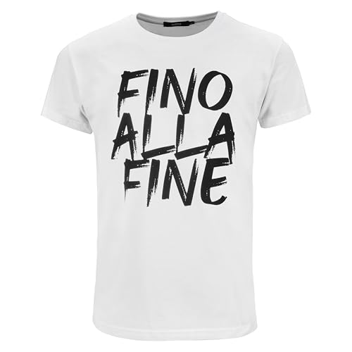 Juventus - T-Shirt Fino alla Fine, Prodotto Ufficiale, Maglietta da