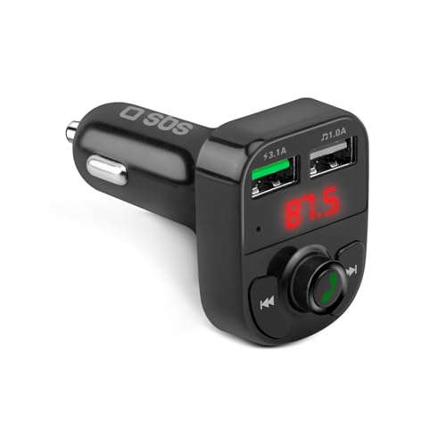 SBS Chargeur de Voiture SBS 15 W avec Transmetteur FM...