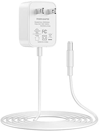 5V Power Cord Baby Swing Replacement for Graco Simple Sway Swing, Graco DuetSoothe, Glider LX/Elite/Premier/Petite LX, DuoGlider, Sweetpeace, DuetConnect LX 4.9Ft Wall Charge Adapter White UL Listed