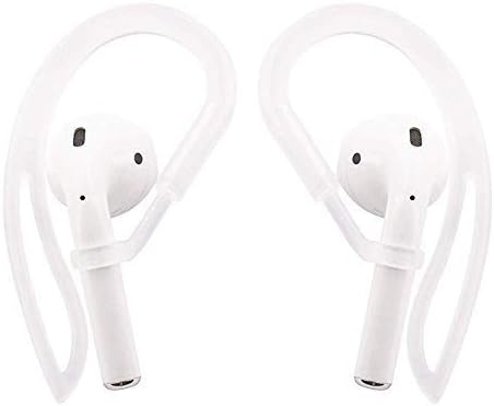Miniatura 4 de ALXCD Almohadillas para las orejas compatibles con Airpod, 2 pares de ganchos para las orejas de TPU suave y 2 pares de almohadillas de silicona