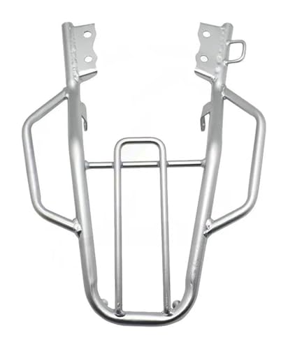 Porte Bagage Moto Premium pour Yamaha Tricker XG 250 Support Arrière Renforcé Argent