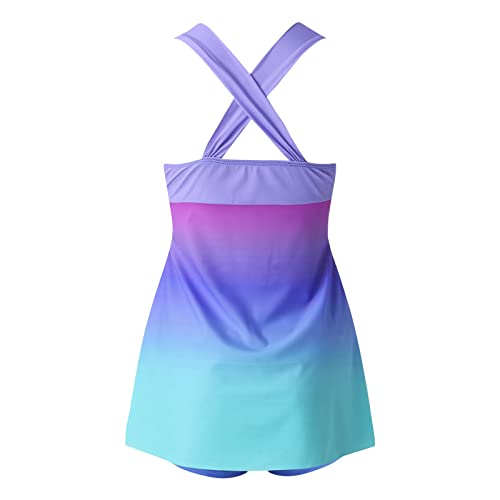 Tankini Swim Suits for Women 2024 Tummy Contro1 High Waisted Bathing Suits with Shorts Plus Size 2 Piece Tankinis Swimwear4