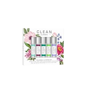 CLEAN CLASSIC Fragrance Discovery Gift Set, Travel Mini Size, Layerable Perfume for Everyday Wear, Long Lasting, Vegan, Phthalate-Free & Paraben-Free