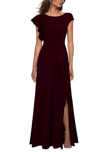 WOOSEA Women's Sexy Split Evening Cocktail Party Maxi...