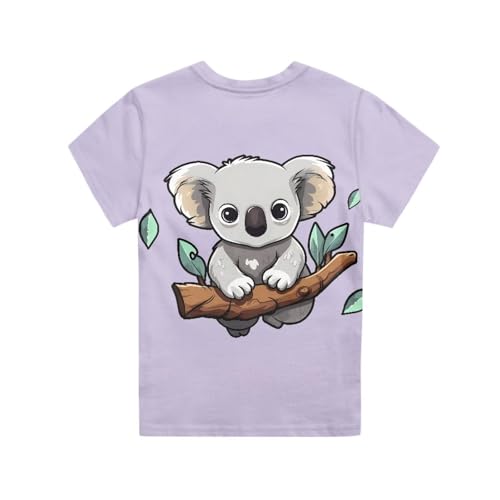 Image of JEOCODY Boys Girls Graphic Tees Funny 3D Printed Short Sleeve T-Shirts 3-16T