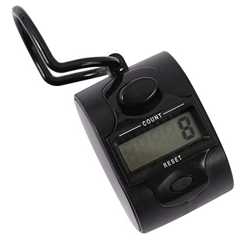 HONMEET 2Pcs Handheld Digital Tally Counter with Finger Ring Mechanical Clicker for School Office Sports and Home Use Comfortable Grip Zero Clearing Function