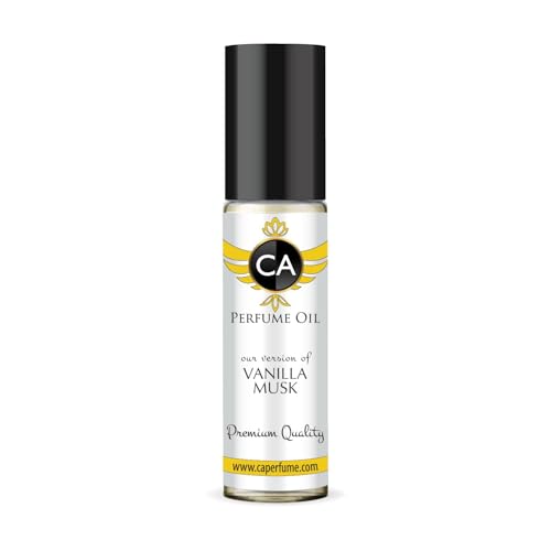 CA Perfume Impression of Vanilla Musk for Women Eau De Parfum Amber Scent Long Lasting Perfumes for Women Travel Size TSA Ready for Day and Night Wear 0.33 Fl Oz 10ml